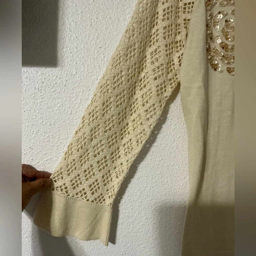 EUC Storybook Knits Gardenia Garden Cardigan Medium